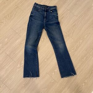 MOTHER Dark Blue Straight Leg Jeans NWOT